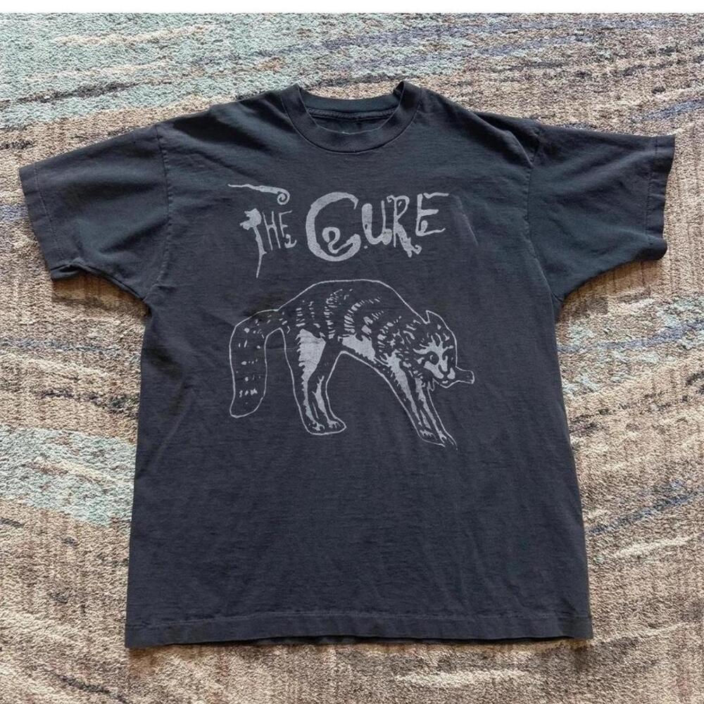 The Cure Band Tee In Black And White